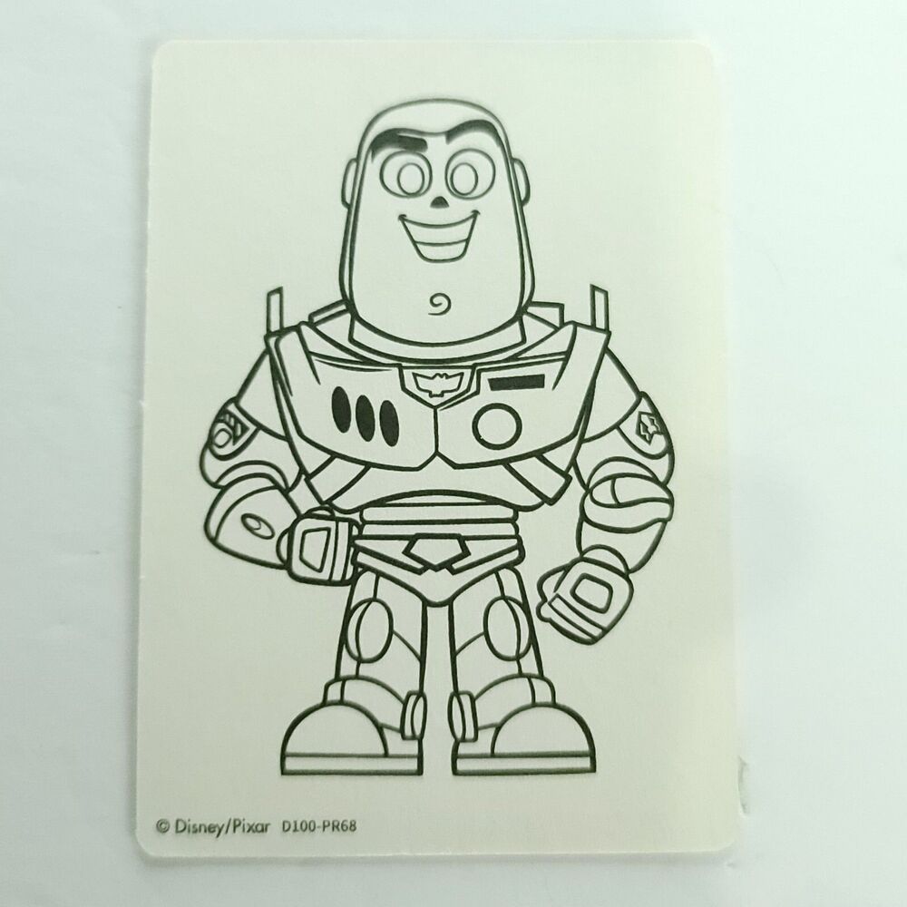 Buzz Lightyear 2023 Card Fun 1/1 Disney 100 Carnival  Paper Sketch D100-PR68